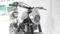 Untuk lamanya waktu pengerjaan Zainudin membutuhkan dua bulan. Dana ubahan motor street fighter ini menghabiskan biaya sekitar Rp 30 juta. Foto: PT Astra Honda Motor