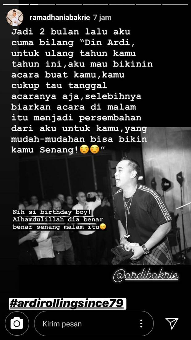 Nia Ramadhani Hadirkan Iwa K dan Slank di Kejutan Ultah Ardi Bakrie