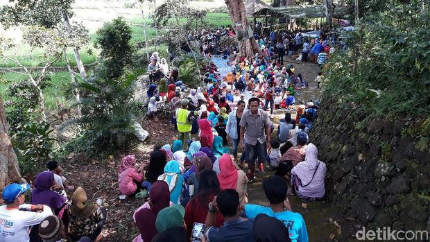 Nyadran sambut Ramadan di Gedangsari, Gunungkidul.