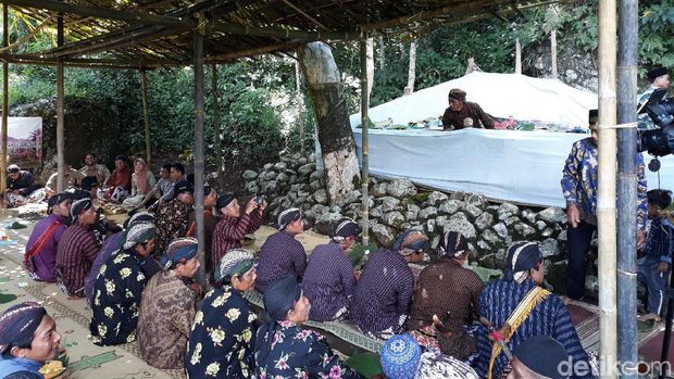 Nyadran sambut Ramadan di Gedangsari, Gunungkidul.