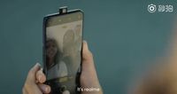 Wujud dari Realme X dalam sebuah video promo.