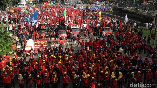 Tolak Upah Murah Masih Jadi Seruan Buruh di May Day 2019