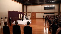 Begini suasananya. Japan Pool/Pool via REUTERS.