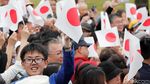 Warga Jepang Sambut Bahagia Kaisar Baru