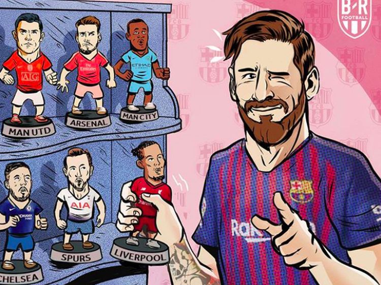 Meme Liverpool Dilumat Barcelona, Ada Messi Hipnotis Van Dijk