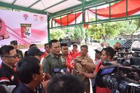 Ketum PB Perbakin Sambut Atlit Berprestasi di Kejuaraan Menembak di Malaysia