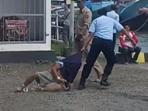 Heboh! Tahanan Narkoba Diseret di Nusakambangan