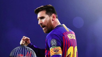 Messi menangkap burung Liverpool. Foto: istimewa