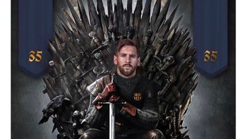 Apa yang akan kau ucapkan ke Liverpool, Messi? Messi menjawab tidak hari ini. Foto: istimewa