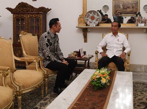 Jokowi: Pertemuan dengan AHY Berpayung Semangat untuk Bersama Majukan RI