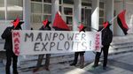 Potret Aksi Massa Baju Hitam Anarcho Syndicalism di Berbagai Negara
