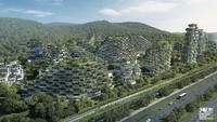 Tujuan membuat kota hutan ini agar masyarakat hidup lebih layak dengan oksigen yang bersih dan menyerap karbondioksida serta polutan (Stefano Boeri Architetti) 