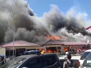 Polres Lampung Selatan Terbakar Hebat, 38 Tahanan Dibawa ke LP Kalianda