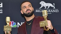 Drake berhasil merajai Billboards Music Awards 2019 di Nevada, Amerika Serikat pada Rabu (1/5). Amy Sussman/Getty Images for dcp