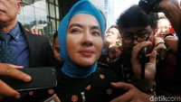 Direktur Utama PT Pertamina (Persero) Nicke Widyawati telah selesai diperiksa KPK sebagai saksi dengan tersangka Sofyan Basir dalam perkara  suap proyek PLTU Riau-1, Jakarta, Kamis (2/5/2019).