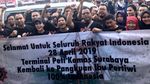 Begini Aksi May Day Pekerja Pelabuhan di Surabaya