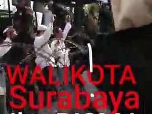 Viral Video Demo KPU Bercaption Wali Kota Surabaya Ibu Risma, Pemkot: Hoaks