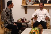 AHY bertemu Jokowi di Istana (