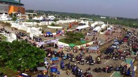 Begini suasana foto udara saat perhelatan Yamaha MAXI Day 2019. Dok. YIMM.
