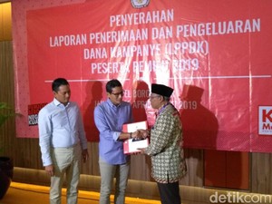 BPN Prabowo Laporkan Dana Kampanye: Penerimaan Rp 213 M, Pengeluaran Rp 211 M