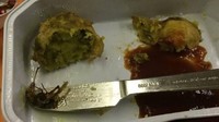 Kalau ini pasti mimpi buruk setiap penumpang di pesawat. Penumpang malang ini cukup terkejut, setelah menemukan bangkai kecoa yang ada di dalam menu makanan disajikan dalam penerbangannya. Foto: Istimewa