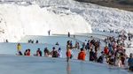 Foto: Pamukkale, Si Kolam Kapas Putih yang Terkenal