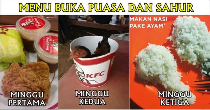 Puasa Sebentar Lagi, Meme Makanan Ramadan Banyak Beredar di Medsos - Foto 3
