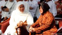 Begini Jika Khofifah-Emil Lawan Risma-KH Marzuki Di Pilgub Jatim