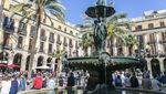 Foto: Plaza Reial, Tempat Fans Liverpool Rusuh di Barcelona