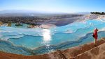 Foto: Pamukkale, Si Kolam Kapas Putih yang Terkenal