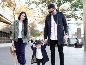 Hamil Anak ke-2, Ini Janji Manis Sandra Dewi ke Anak Pertama