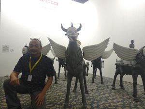 Raden Saleh hingga Affandi Terbang ke Bulan Nonton Wayang Kulit