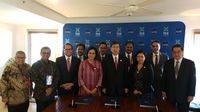 Pemerintah Indonesia, Timor Leste dan Asian Development Bank (ADB) menandatangani nota kesepahaman (MoU).