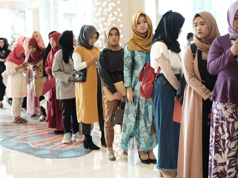 Belum Dibuka, Peserta Sunsilk Hijab Hunt 2019 Jakarta Sudah Antre Mengular