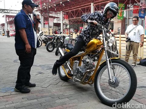 Cicipi motor Jokowi di IIMS 2019
