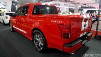 Bagian bak Ford F150 Shelby. Harganya menurut petugas di booth IIMS mencapai Rp 4,5 miliar. Foto: Pradita Utama