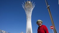 Sejak menjadi ibu kota negara itu, populasi Astana meningkat lebih dari dua kali lipat menjadi 750.000. Istimewa/Dok. CNN.com/Daisy Carrington.