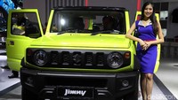 SUV legendaris Suzuki Jimny turut dipamerkan di Indonesia International Motor Show (IIMS) 2019 di JIExpo, Kemayoran, Jakarta.