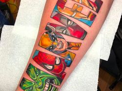 Kumpulan Tato Keren yang Terinspirasi dari Avengers sampai Harry Potter