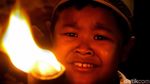 Potret Pawai Obor Sambut Ramadhan di Tambora Jakarta Barat