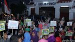 Potret Pawai Obor Sambut Ramadhan di Tambora Jakarta Barat