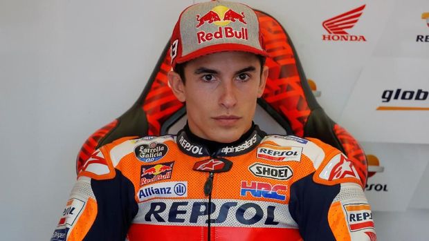 Marc Marquez sempat dibuat kesal oleh Jorge Lorenzo pada latihan bebas ketiga MotoGP Catalunya 2019. (