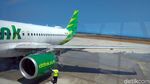 Pesawat Citilink Disemprot Air di Bandara Baru DIY