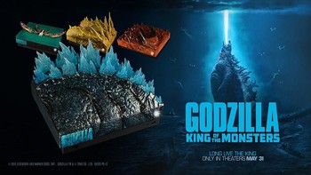 Xbox One X edisi spesial ini menampilkan empat monsten yang ada di film Godzilla: King of the Monsters.. (Foto: dok. Xbox)
