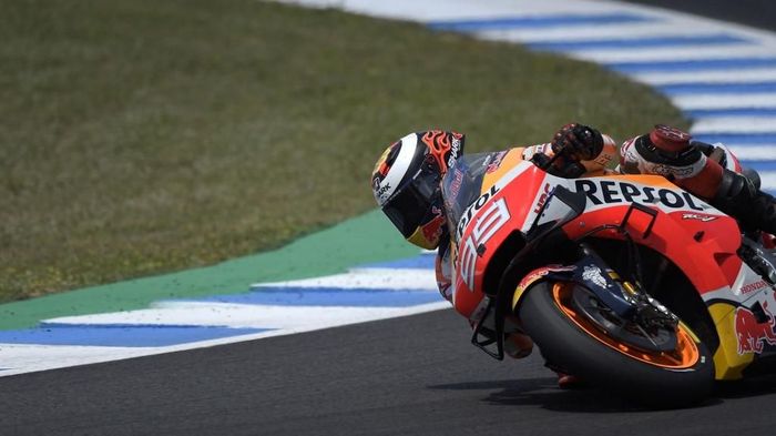 Jorge Lorenzo memulai tantangan baru bersama Repsol Honda. (Foto: Jorge Guerrero / AFP)