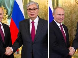 Perbandingan Foto Presiden Kazakhstan Asli dan Editan