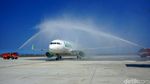 Pesawat Citilink Disemprot Air di Bandara Baru DIY
