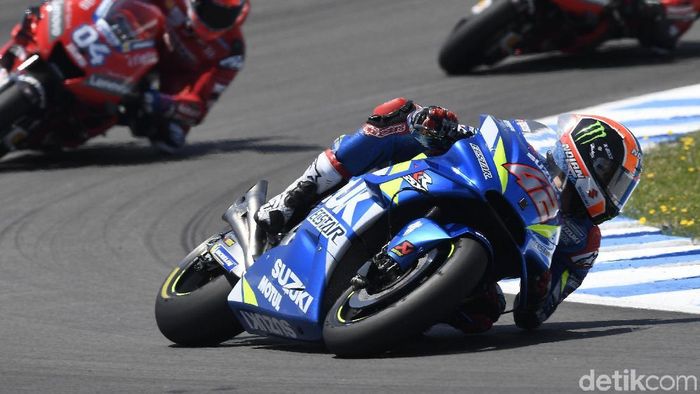 Pebalap Suzuki Ecstar Ales Rins. (Foto: Suzuki) Pebalap Suzuki Ecstar Ales Rins. (Foto: Suzuki)