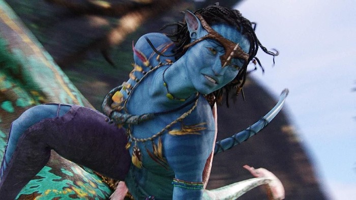 Penampilan Zoe Saldana di Avatar.