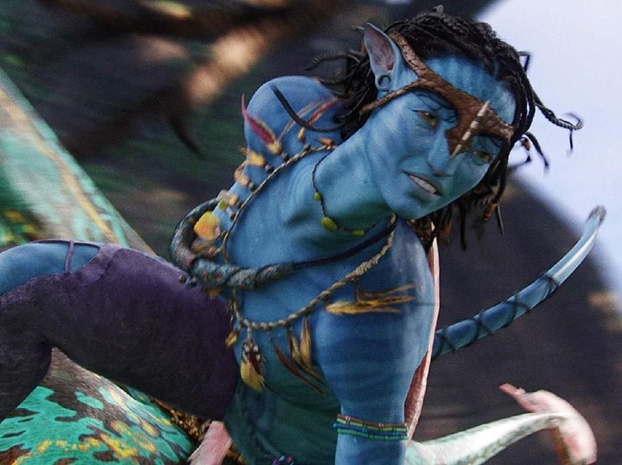 Penampilan Zoe Saldana di Avatar.